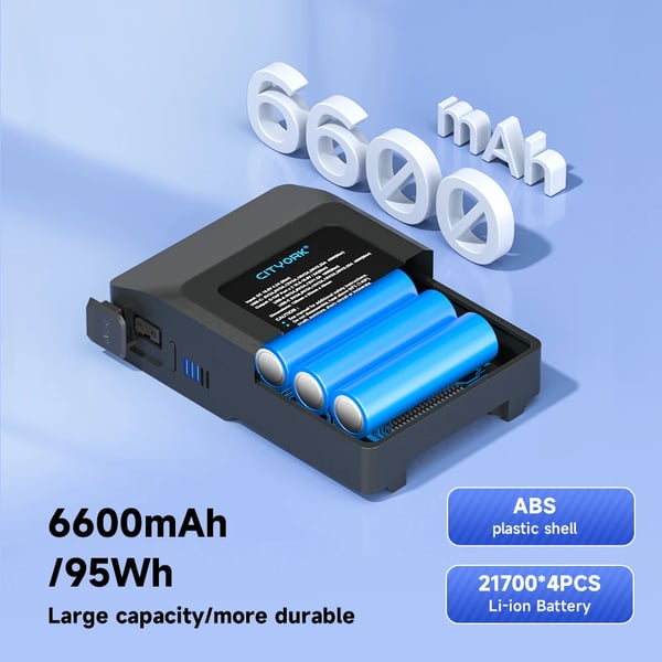 V Mount Batteri, 15000mAh Kapacitet, Hurtigopladningssupport,BP 95 Batteri