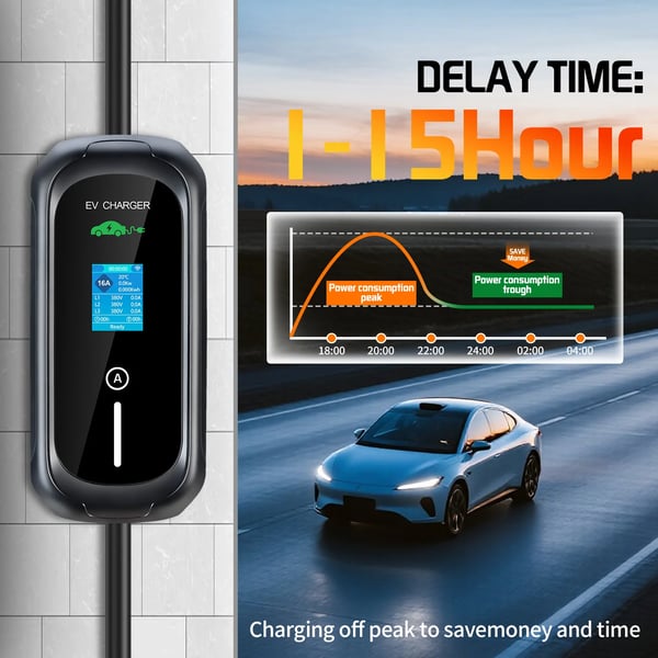 Mobil EV-lader, 11KW effektudgang, Type 2 kompatibilitet,TYPE2