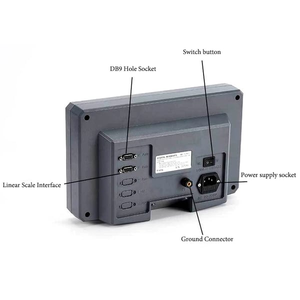 HS800-2 Digitalt Display, TTL Udgange, Flersproget Support,HS800-2 DRO