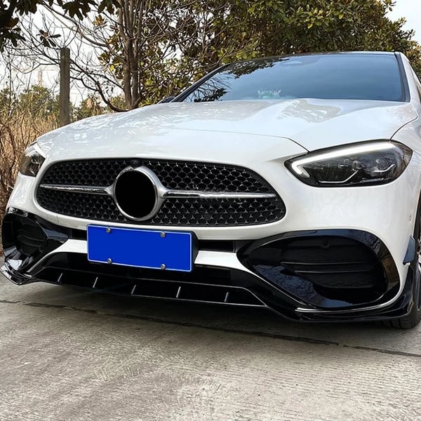 Bil Front Bumper Lip Spoiler, Sport Design, Direkte Erstatning, et sæt