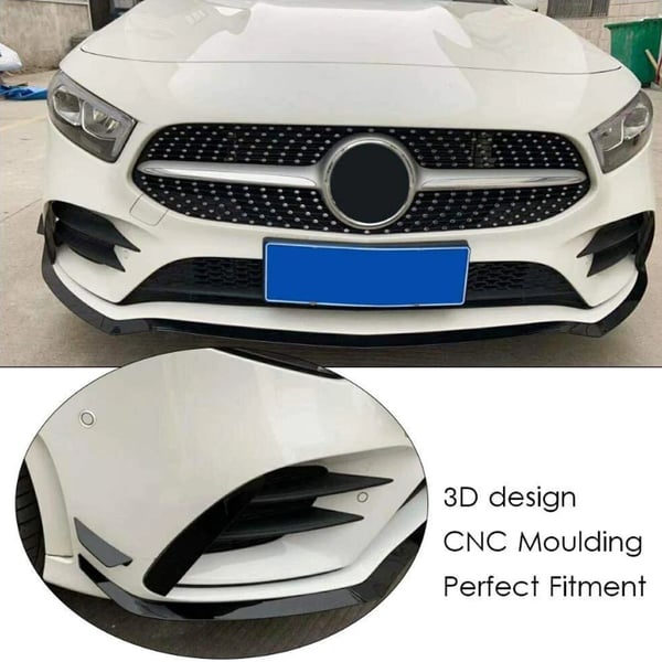 Front Bumper Lip, Forbedret Aerodynamik, Sporty Æstetik,som vist
