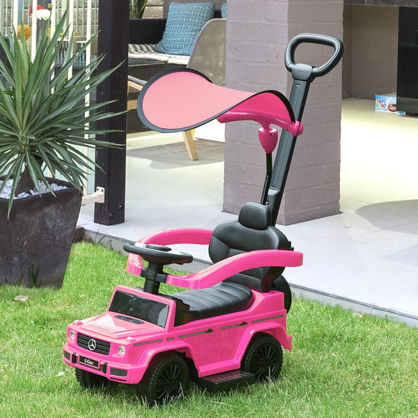 Kørebil, Holdbar Metal Konstruktion, Sikker og Stabil Design,Pink