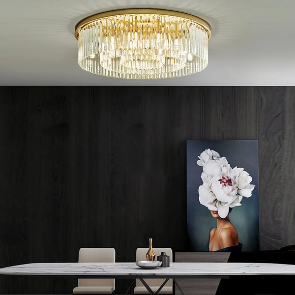 Moderna Kransar, Elegant Design, Hög Ljuseffekt, Varmvit, M, Gul