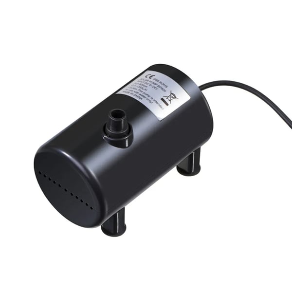 Solvandpumpe, 1000 L/H Flow Rate, 1,5 m Maks. Løftehøjde, Solpanel 17V/10W, IP68 Vandtæt Rating, ABS & Glas Materiale