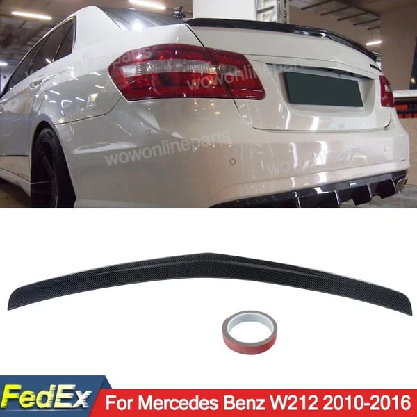 Bagagerums Spoiler, AMG Stil, Carbon Look,Kulstoflook