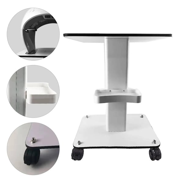 Salonvogn, Rummelig Design, Holdbar Konstruktion,HVID