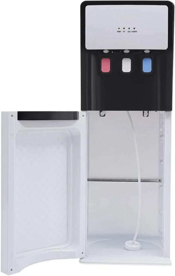 Vanddispenser, 220V, 500W varmt vand, 90W koldt vand, 5L/H varm kapacitet, gulvstående