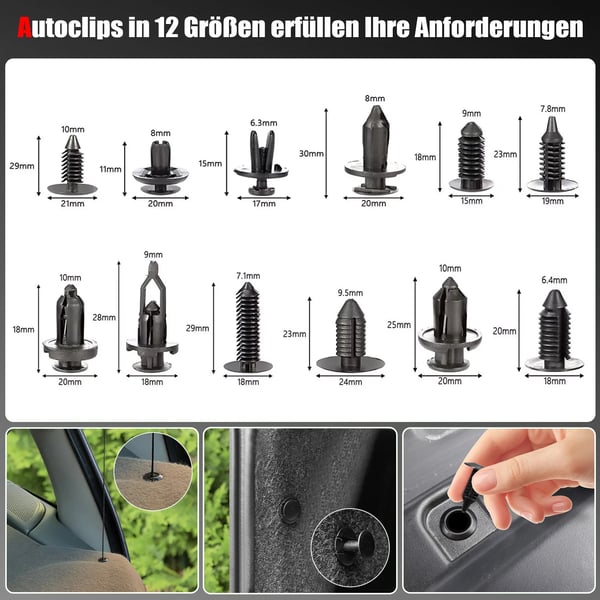 Bil Audio Adskillelsesværktøjssæt, 238 Stykker, Ergonomisk Design,RØD