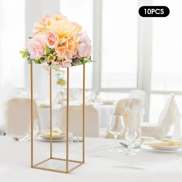 Blomsterställ, Modern Design, 10-delars Set,Guld