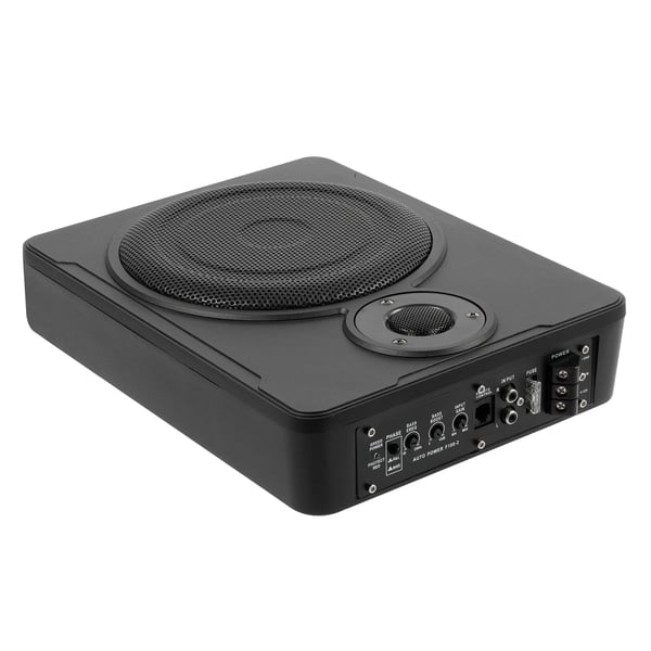 Aktiv Subwoofer, 200W Udgivelse, Pladsbesparende Design,8"