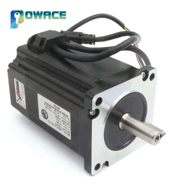 Servo Stepper Motor, 8N.m momentvurdering, 116mm længde, 8A strøm, Nema 34 kompatibilitet, CE certificeret
