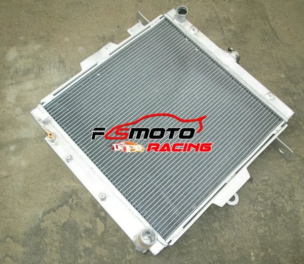 Radiator, Legeret Aluminium, Designet til 1990-1999 Land Cruiser SUV, Passer til HZJ70/HZJ73/HZJ75/HZJ77, Frontplacering, Forbedret Køleeffektivitet