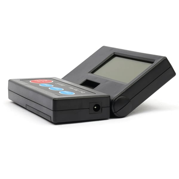 Digital platformvægt, maksimal vægt 50 kg, dimensioner 24,5x24,5x5 cm, nøjagtighed 1 g, letvægtsdesign, LCD-display