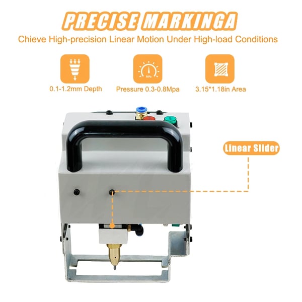 Märkmaskin, Mångsidig märkning, Hög precision,80x30mm, EU-kontakt