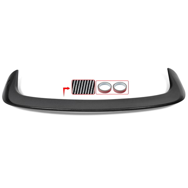 Bagspoiler, ABS-materiale, kompatibel med 2016-2022 kompakt SUV,Kulfiberlook