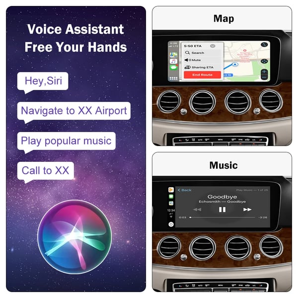 Langaton CarPlay -sarja, Android Auto -yhteensopivuus, helppo USB-yhteys,NTG5.0 järjestelmä