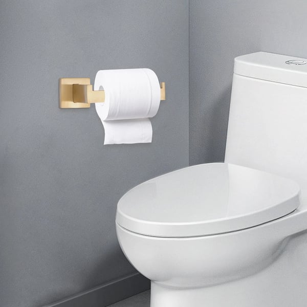 Kylpyhuoneen tarvikkeet, 5-osainen setti, Pyyhekoukku 60cm, Pyyherengas 16cm, WC-paperiteline 16cm, Mukana koukut