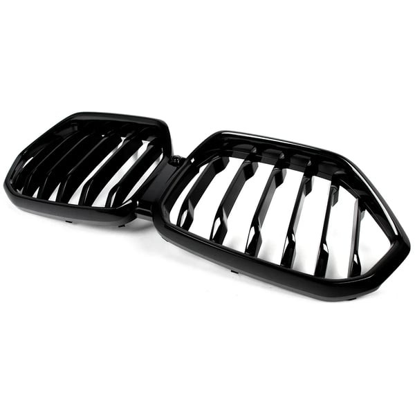 Frontgitter, holdbart ABS-plast, passer til luksus SUV-model G06 og højtydende variant F96,Glans Sort