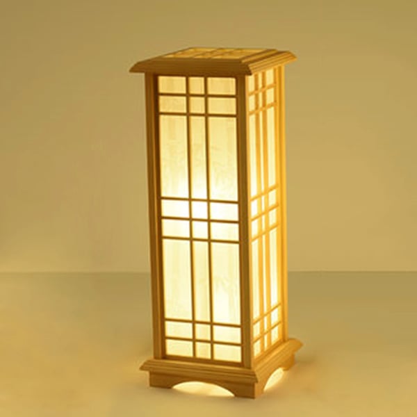 Gulvlampe, Elegant Design, Energi Effektiv Belysning,Træfarve