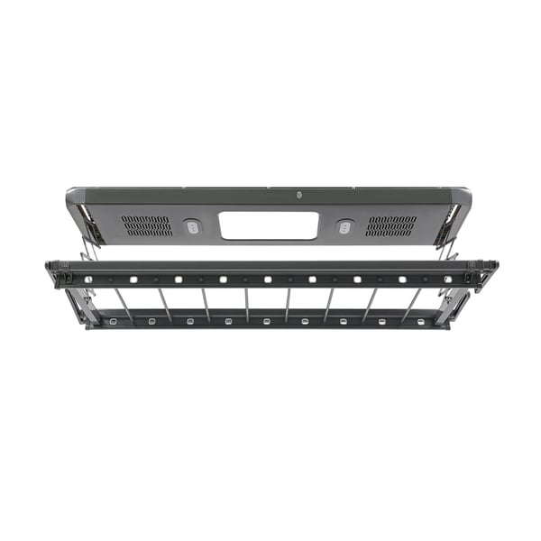 Torkställning, Takmontering, LED-lampa,GRÅ