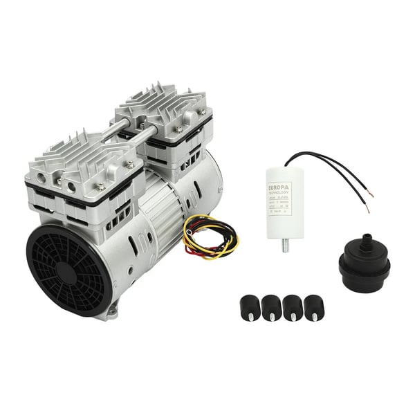 800W Oliefri Vakuumpumpe, Helkobbermotor, 1400 RPM, Maks Tryk 8 Bar,220V, EU