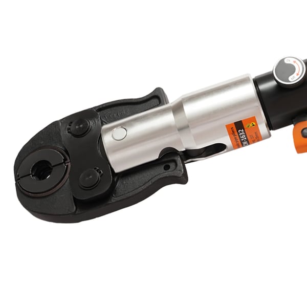 Hydraulisk Klemmetang, 10 tons Klemkraft, 18 tommer Længde, 360° Drejelig Hoved, 9 Udskiftelige Døds, Ergonomiske Gummihåndtag
