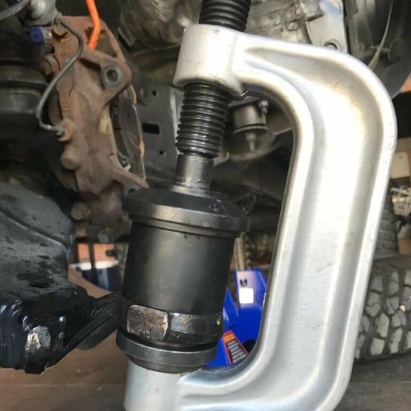 C-Type Kugleledningsudtrækningsværktøjssæt, 4WD Adapter, Kraftig Smedet Stål, Kompakt Opbevaringskasse,Med Kasse