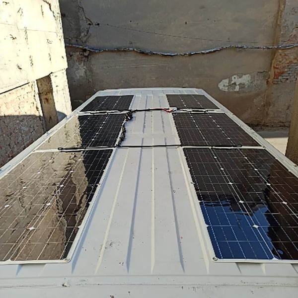 Solpanel Kit, Fleksibelt Design, Vandtæt Beskyttelse,200w 12v 24v 20A kit
