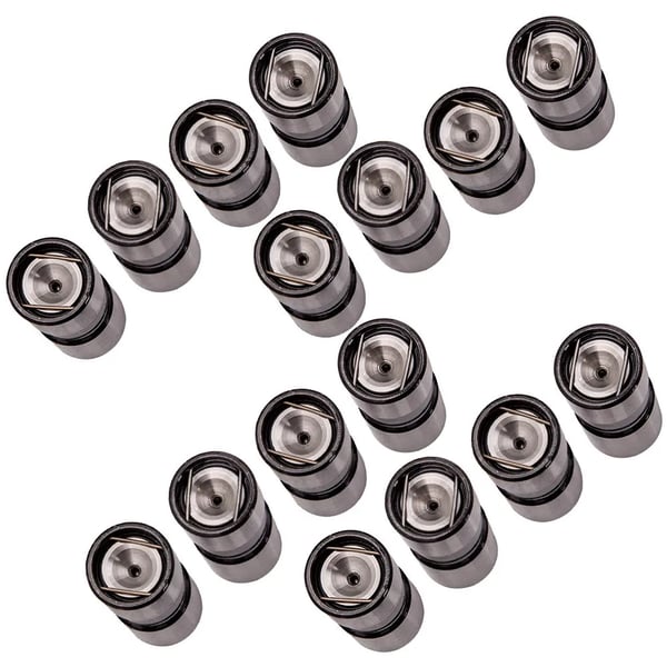 Hydrauliske løftere, varmebehandlet kromlegeret stål, længde 35 mm, bredde 17 mm, højde 3,5 mm, passer til SBC og BBC motorer