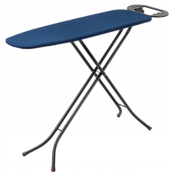 Strygebræt, 110 cm x 30 cm, Maksimal højde 90 cm, Justerbar højde, Stålramme, Bomuldsbetræk