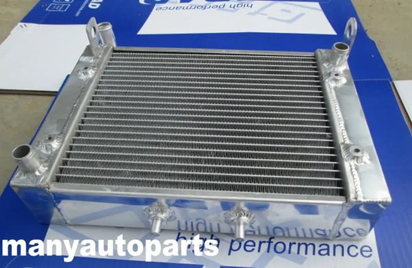 Radiator, Aluminium, 2,5 kg, Kompatibel med CAN-AM RENEGADE 500/800 R EFI (2007-2012), Øget kølekapacitet på 40%, TIG-svejset konstruktion