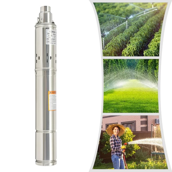 Dybbrøndspumpe, 240V, 1600 L/t Flow Rate,EU, 220V