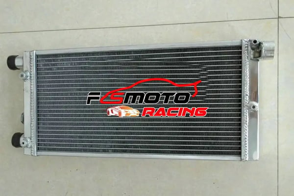 Radiator, Aluminium, 23.2" x 10" x 3", Kerne Størrelse 18.5" x 9.7" x 1.6", Kompatibel med FIAT CINQUECENTO, Indløb/Udløb 1.25"