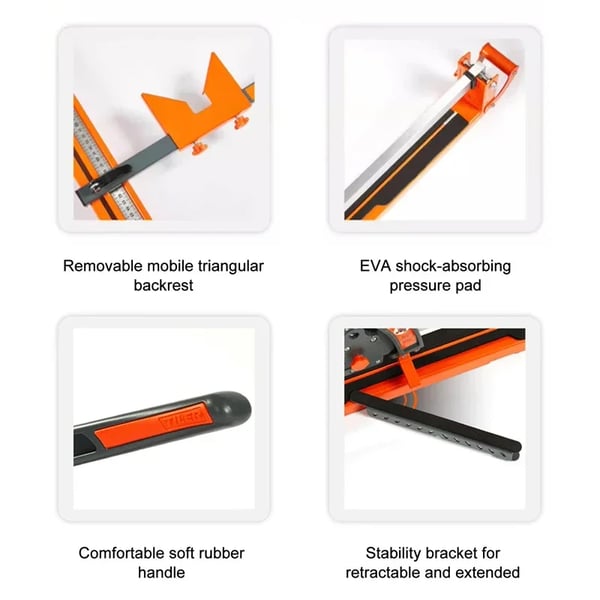 Fliseklipper, Højpræcisions, Ergonomisk Design,1000mm