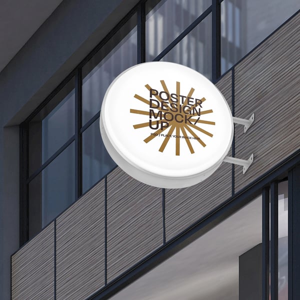 24 Tommer LED Reklame Lysboks, Dobbelt-Sidet Display, Vandtæt Design, Energi Effektiv