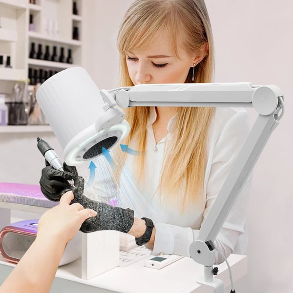 Nageldammsamlare, Justerbar Vinkel, LED-ljusegenskaper,VIT