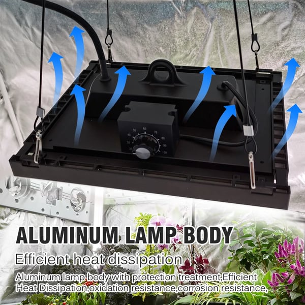 LED Växtlampa, 150W, Dimmbar
