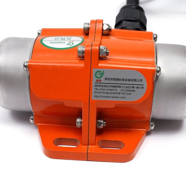 Vibrationsmotor, En-faset AC, Justerbar Excentrisk Blok,Rød