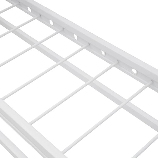 Elektrisk Tørrestativ, Fjernbetjening, Pladsbesparende Design,Hvid