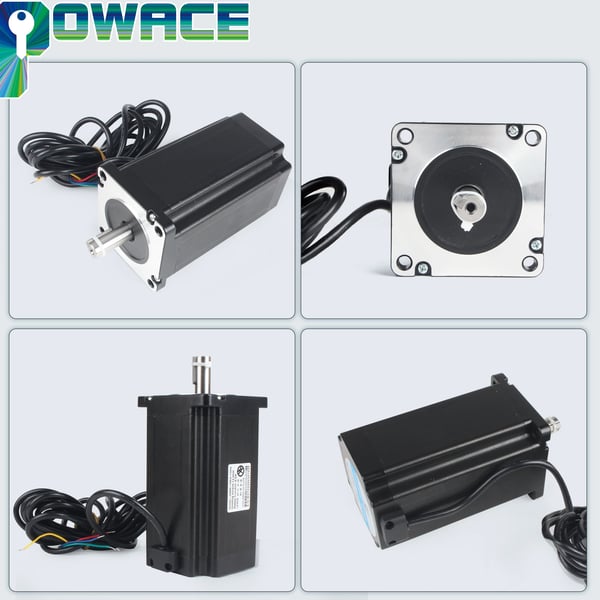 CNC Nema34 Stepper Motor, 6,0A Strømvurdering, 11 N⋅cm Holdet moment, 154mm Længde