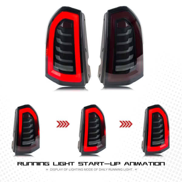 LED Baglygter, Dynamisk Signal, Vandtæt Design