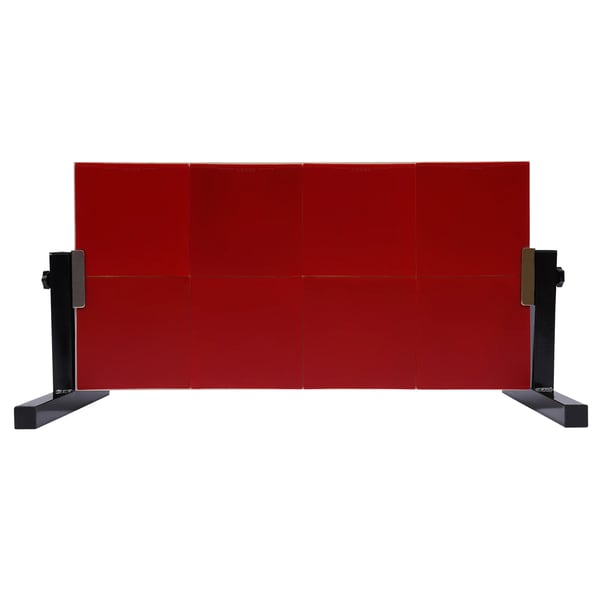 Bordtennis rebound board, 66cm x 33cm størrelse, justerbar vinkel, holdbar gummioverflade, værktøjsfri montering