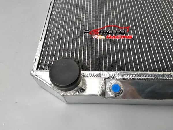 Køler, aluminiumkonstruktion, multi-række kerne, integreret transmissionskøler, perfekt pasform til 1954-1956 V8