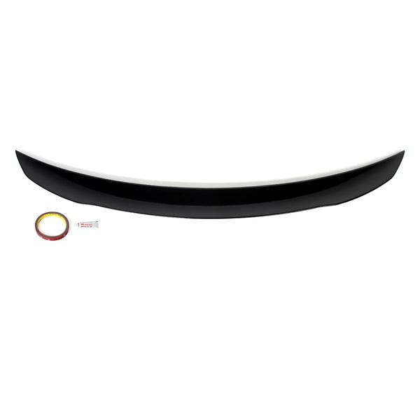 Bakspoiler, Aerodynamisk Design, Hållbar ABS-plast,Glansig svart