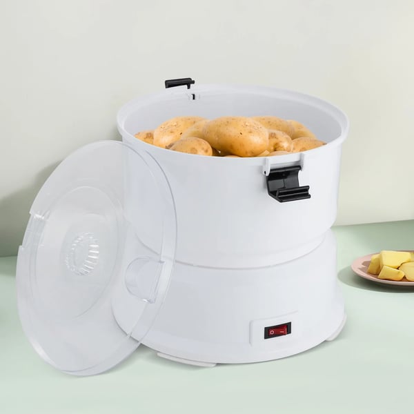 Kartoffelskræller, 85W Effekt, Kapacitet 0,8kg, Spænding 220-240V, Dimensioner 25,5x27cm, Skrælletid 2-4min