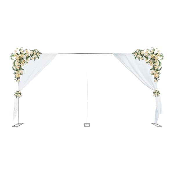 Bröllopsbåge, Elegant Design, Hållbar Konstruktion, L, Silver
