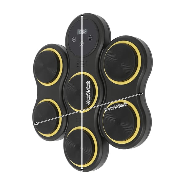 Boksningsmål, Justerbare hastighedsindstillinger (9 niveauer), Bluetooth-aktiveret, Kompakt design, Høj-elastisk skummateriale, Nem installation