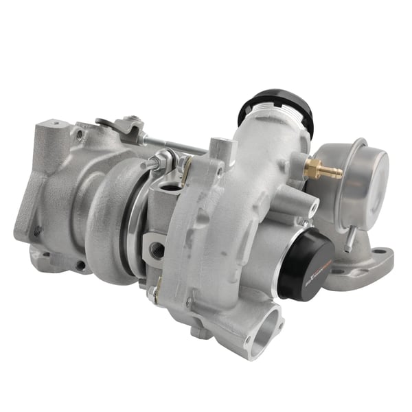 Turbocharger, legeringsstål og legeringsaluminium, 38 cm længde, 30 cm bredde, 21 cm højde, 8,6 kg vægt