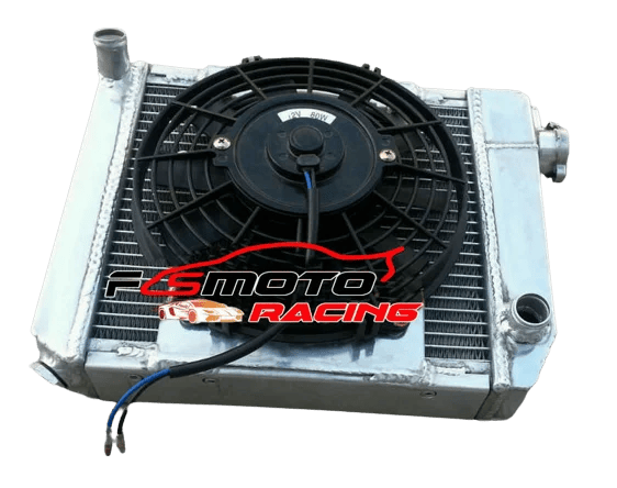 Aluminium Radiator Kit, Perfekt Pasform til Austin Mini, Forbedret Køleeffektivitet, Holdbar Konstruktion