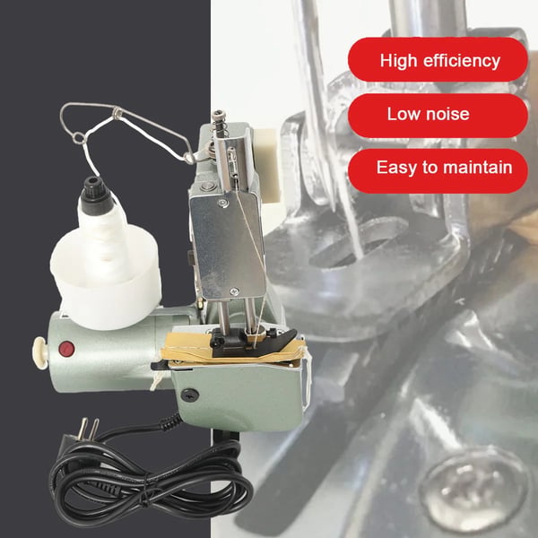 Håndsyemaskine, 130W, 12000 RPM, Maksimal stingafstand 8mm, kædesting, 220V